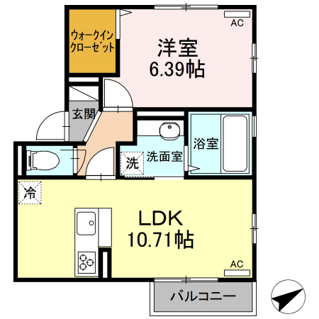 佐世保市中南部 構造:軽量鉄骨造